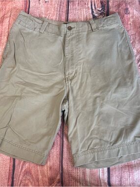 Vintage Y2K Abercrombie And Fitch Mens Khaki Chino Shorts Size 33